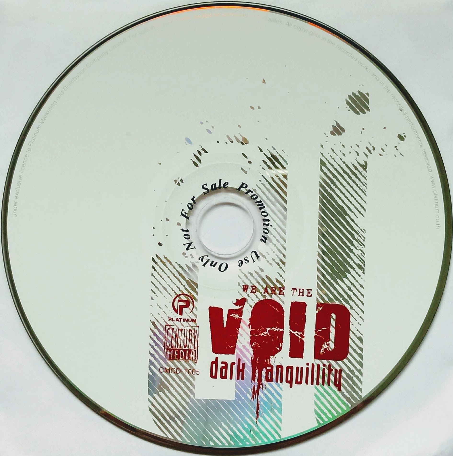 CD (Promotion) Dark Tranquillity - We Are The Void (CD Only)
