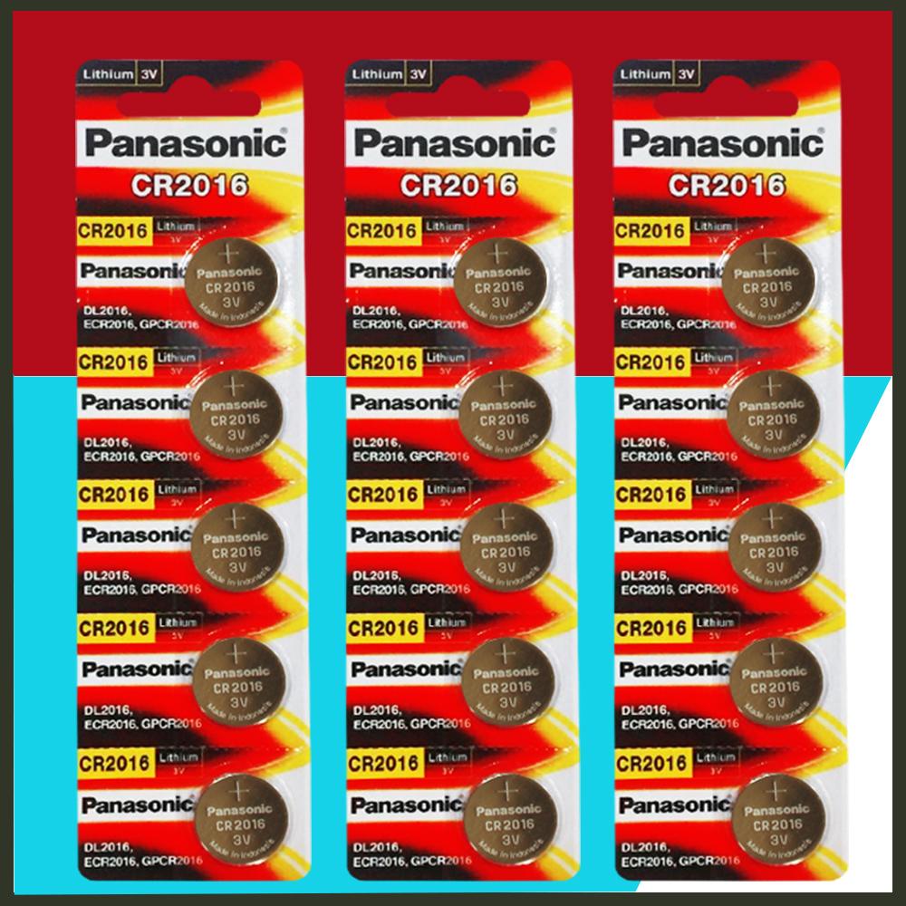 PANASONIC รุ่น CR2016 3V Lithium Battery พร้อมส่ง (3 Pack มี 15 pcs ...