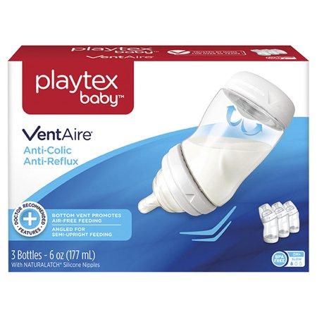 แนะนำ Playtex Baby VentAire Complete Tummy Comfort 6oz 3-Pack Baby Bottle