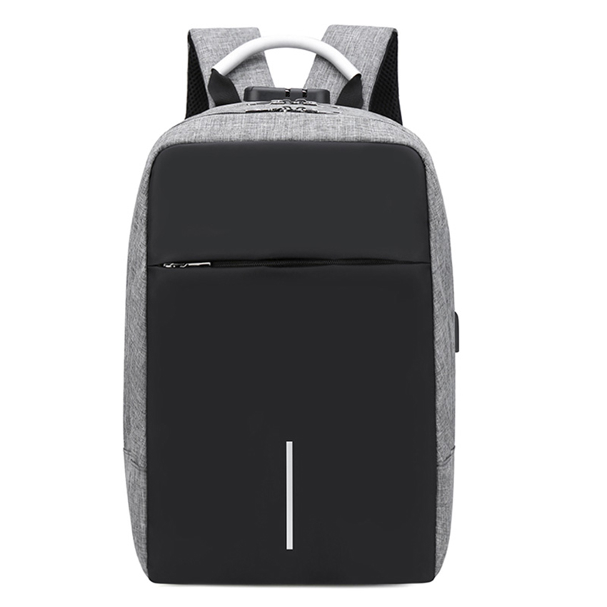 (Mei Nai Li) Backpack กระเป๋า กระเป๋าสะพายหลัง กระเป๋าเป้ กระเป๋าแฟชั่น กระเป๋าแล็ปท็อป โน้ตบุ๊ก กระเป๋าผู้ชาย พร้อมช่องต่อพอร์ต USB กร