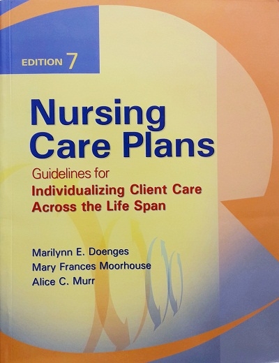 NURSING CARE PLANS: GUIDELINES FOR INDIVDUALIZING CLIENT CARE ACROSS THE LIFE SPAN (PAPERBACK) Author: Doenges Ed/Yr: 7/2006 ISBN:9789749823408
