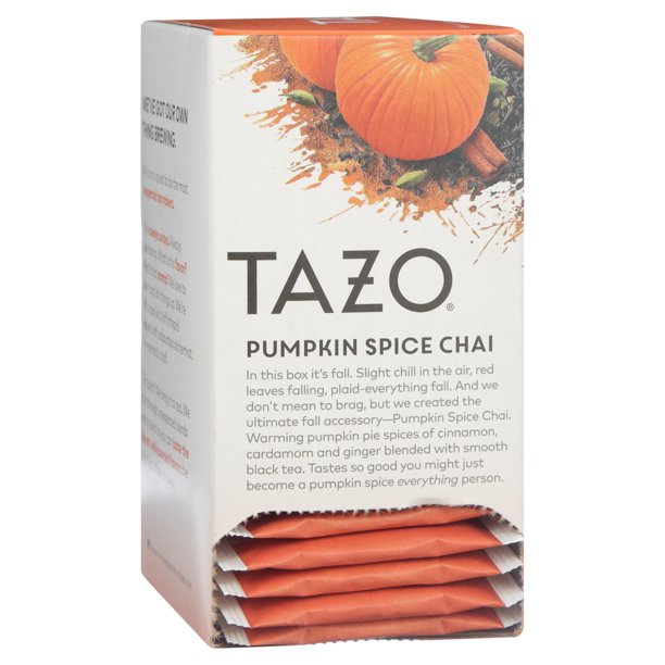 TAZO TEA ???? ชาชัย PUMPKIN SPICE CHAI Black Tea ⭐พร้อมส่ง⭐ ชาเพื่อ