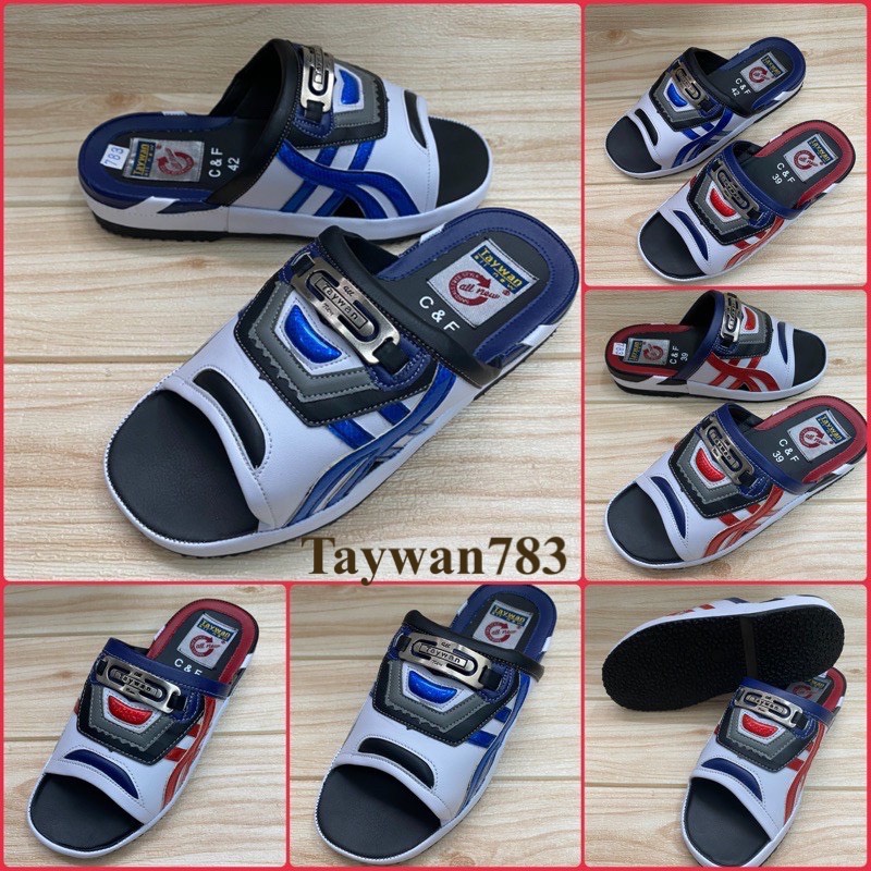 รองเท้าแตะสวม  Taywan 783 (39-45)  สีแดง/สีน้ำเงิน