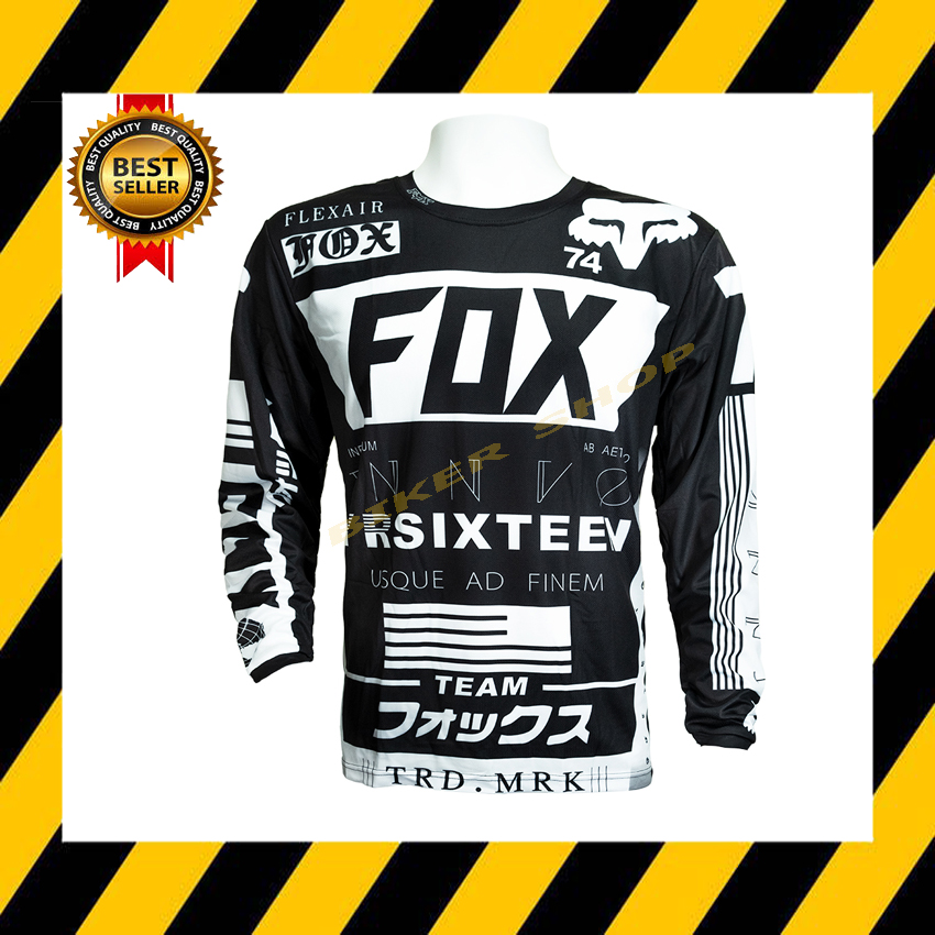 เสื้อวิบากแขนยาว Motocross-180 ดำ-เทา (สินค้าใหม่ทุกชิ้นตอบแชทไวไม่ทิ้งให้รอนานพร้อมส่งทันทีได้รับสินค้า2-3วัน)