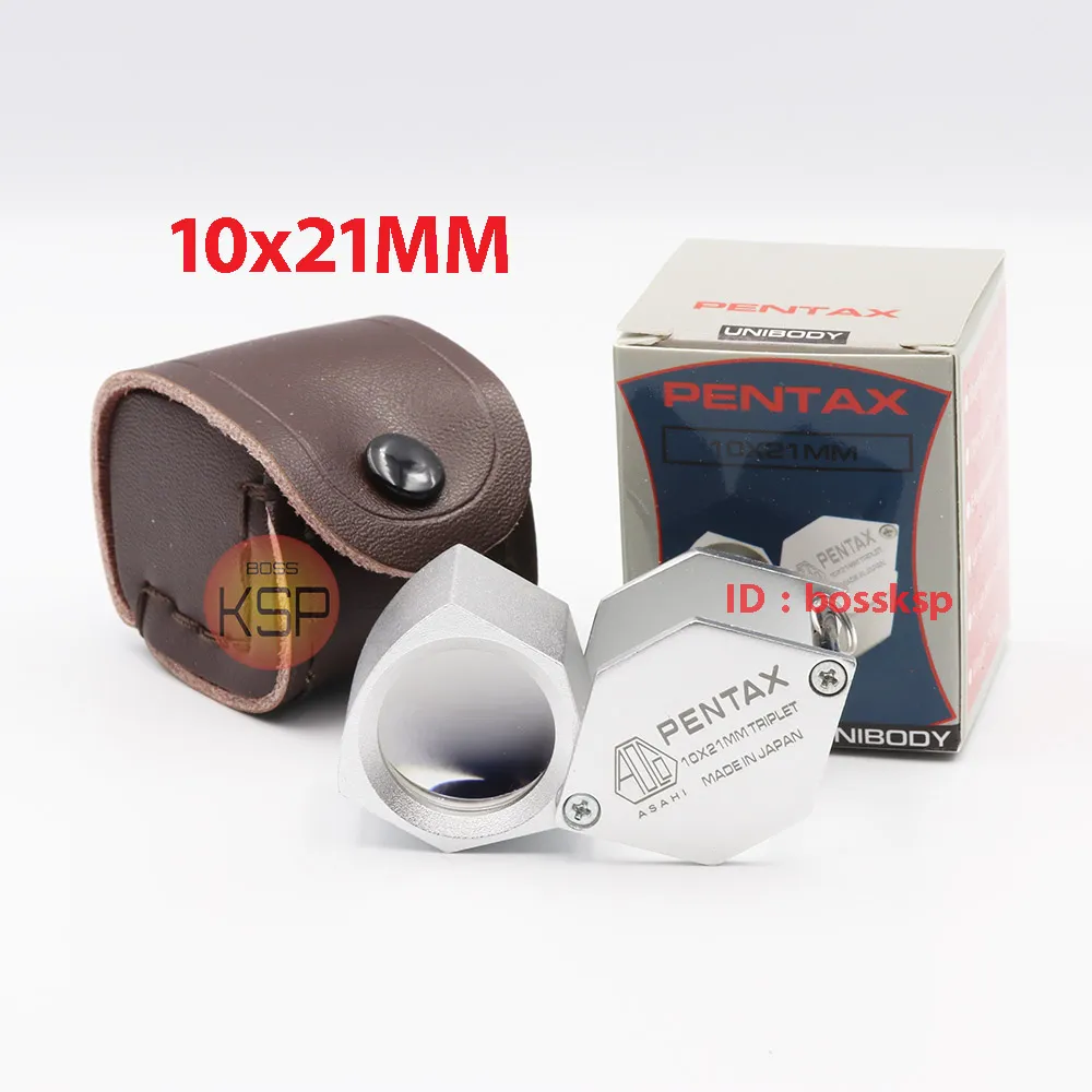 กล้องส่องพระ PENTAX 10x21MM บอดี๊สุดเริ่ด อลูมิเนียมอัลลอย ( UNIBODY ) น้ำหนักเบากว่ากล้องส่องพระทั่วไป เลนส์แก้ว 3ชั้น ตัดแสงด้วยมัลิโค๊ต ไฮโซฝุดๆ แถมฟรีซองหนังตรงแท้