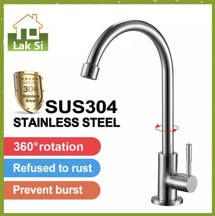 Tap Faucet stainless steel 304 ,ก๊อกน้ำ LS-004