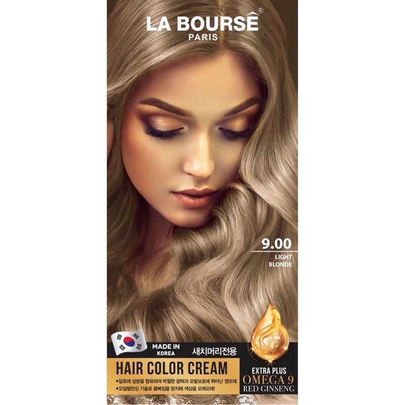 คุณภาพดีMade in KOREA La Bourse Hair Color Cream ครีมเปลี่ยนสีผม ลาบ
