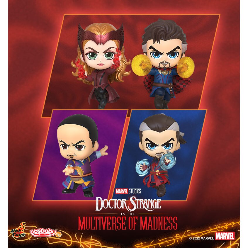 Hot Toys COSBABY DOCTOR STRANGE Scarlet Witch WONG DEFENDER STRANGE ...