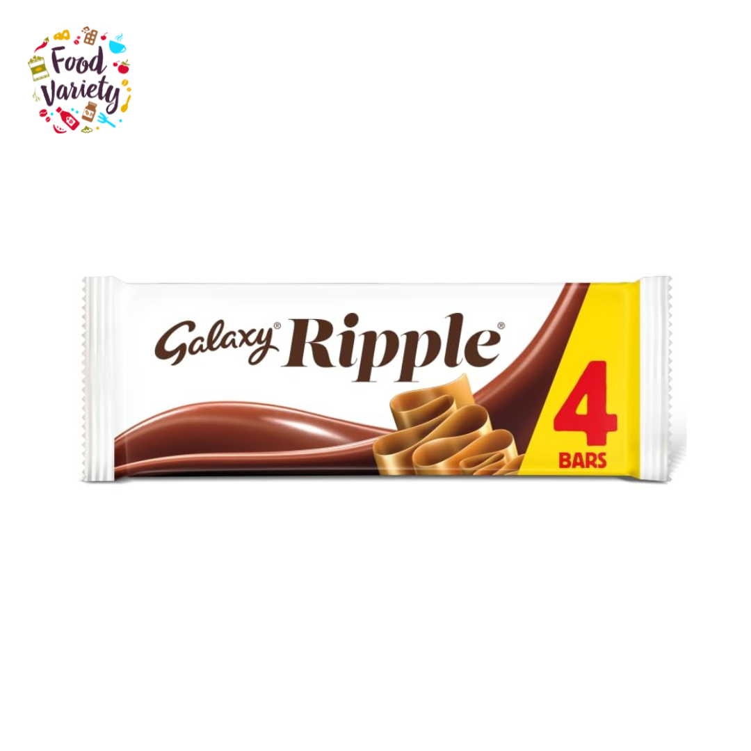 Galaxy Ripple Chocolate Bars Multipack [4 X 30g] 120g กาแล็กซี่ ริปเปิล ...