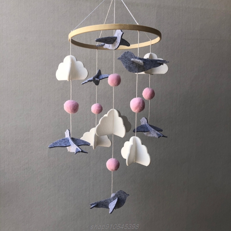 Baby Rattle Mobile Crib Toy Bed Hanging Newborn Wind Chimes Bell Kids ...