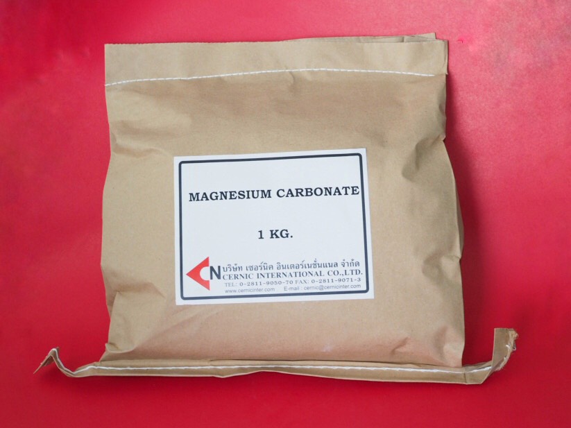 Magnesium Carbonate (MgCO3) แร่แมกนีเซียมคาร์บอเนต 1 กิโลกรัม Lazada