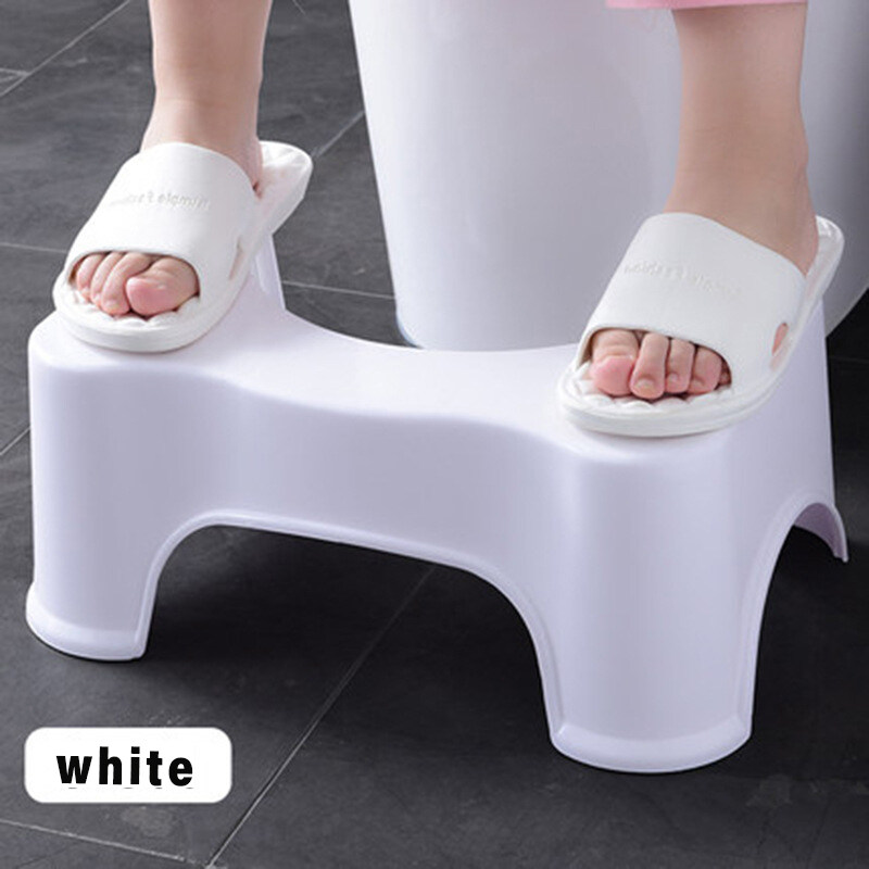 เก้าอี้เสริมขับถ่าย ที่วางเท้าสำหรับโถสุขภัณฑ์ เก้าอี้เสริมชักโครก ที่เหยียบช่วยขับถ่าย ที่วางเท้าในห้องน้ำเก้าอี้วางเท้า toilet stool