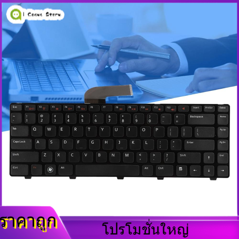 【ราคาถูกสุด】Laptop Keyboard, Replace Keyboard, Portable for Dell M421R
