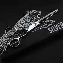 ภาพขนาดย่อของภาพหน้าปกสินค้าุ6" jaguar Mercury silver line scissors professional hair cg กรรไกรตัดผมจากัวร์6นิ้ว1คู่ ได้ตัดและซอย น้ำมัน ผ้าเช็ด เหร็ญปรับ จากร้าน SALON STORE จำหน่ายอุปกรณ์ร้านทำผม  บน Lazada