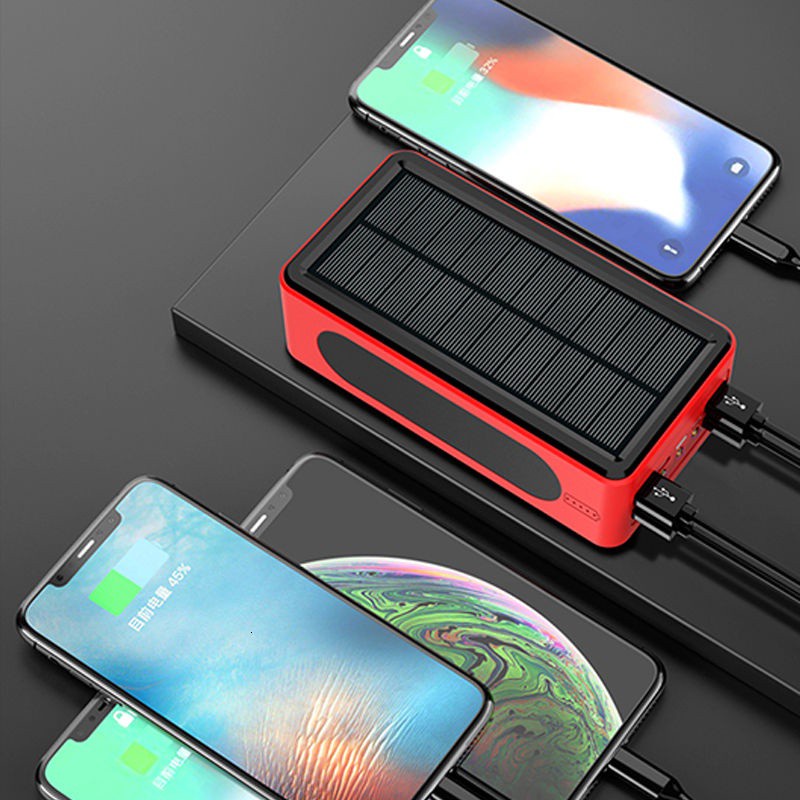 Discount80000mAh solar Wireless PowerBank Large Capacity Portable