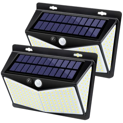 208 LED Outdoor Solar Light Outdoor Solar Powered Portable Solar Safety Light, Suitable for Porches, Courtyards