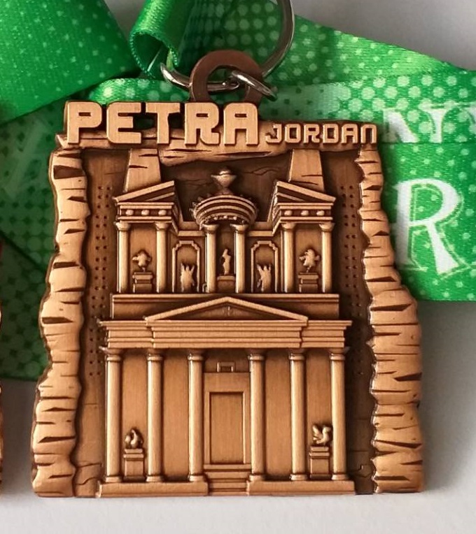 นครเพตรา (Petra) - Virtual run งานวิ่ง วิ่งเอง วิ่งแถวบ้าน เหรียญวิ่ง เหรียญรางวัล เหรียญสร้างแรงบันดาลใจในการวิ่ง
