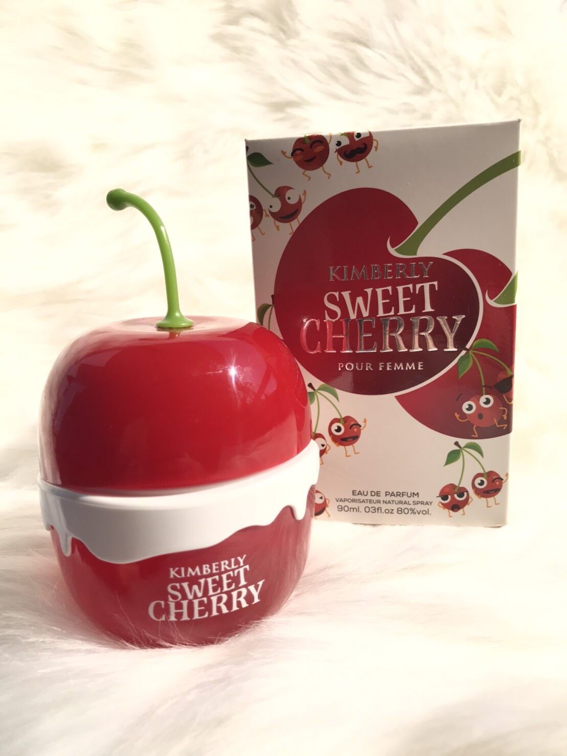 ( แท้ ) น้ำหอมอาหรับ Kimberry Sweet Cherry 100 ml. น้ำหอมผู้หญิง กลิ่นเทียบ Kimoji Cherry คิม คาร์ดาเชียน ขวดน่ารักๆ กลิ่นหอมหวานสดชื่น จากเชอร์รี่ ราสเบอร์