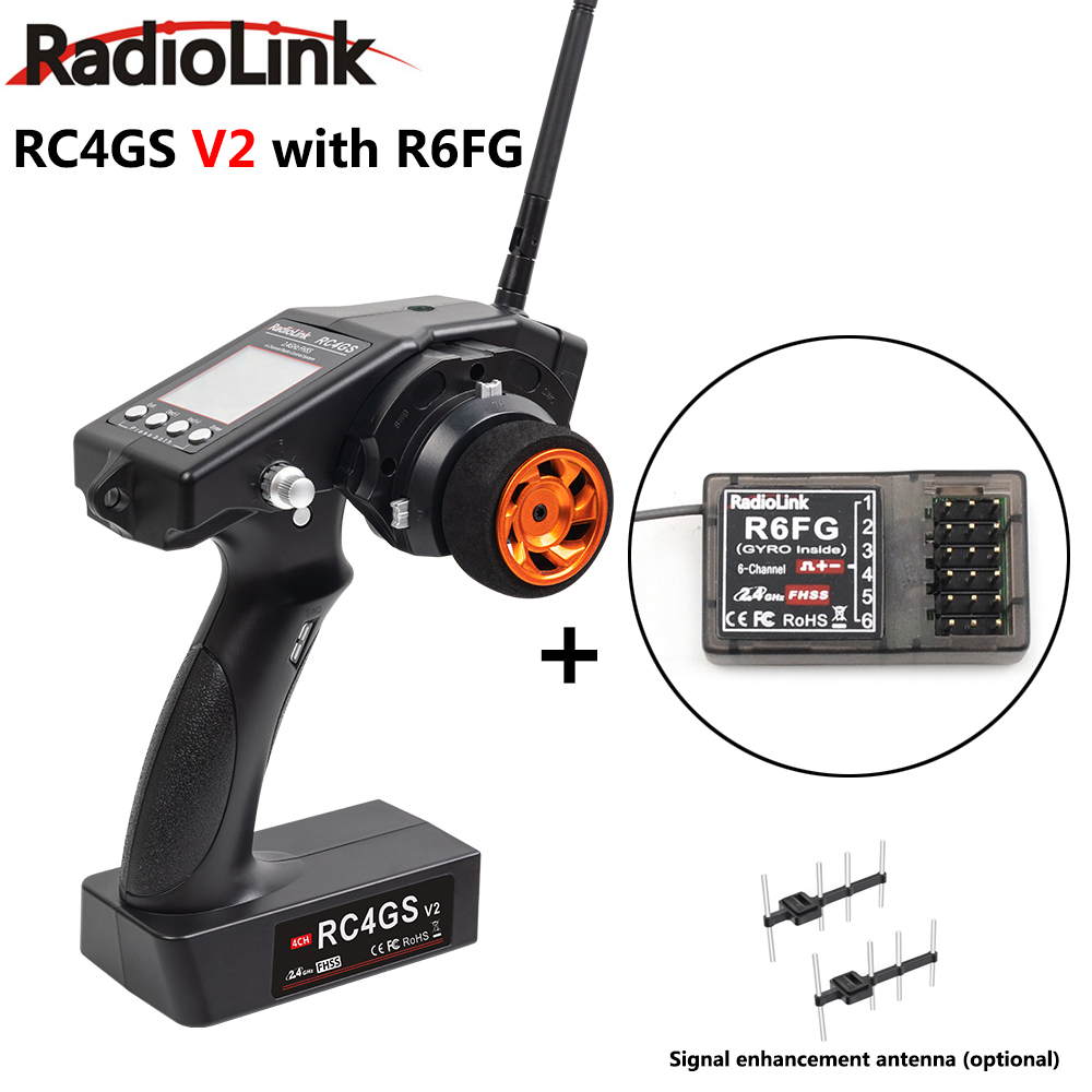 New RadioLink RC4GS V2 รีโมท วิทยุบังคับ 2.4G 4CH RC Transmitter with