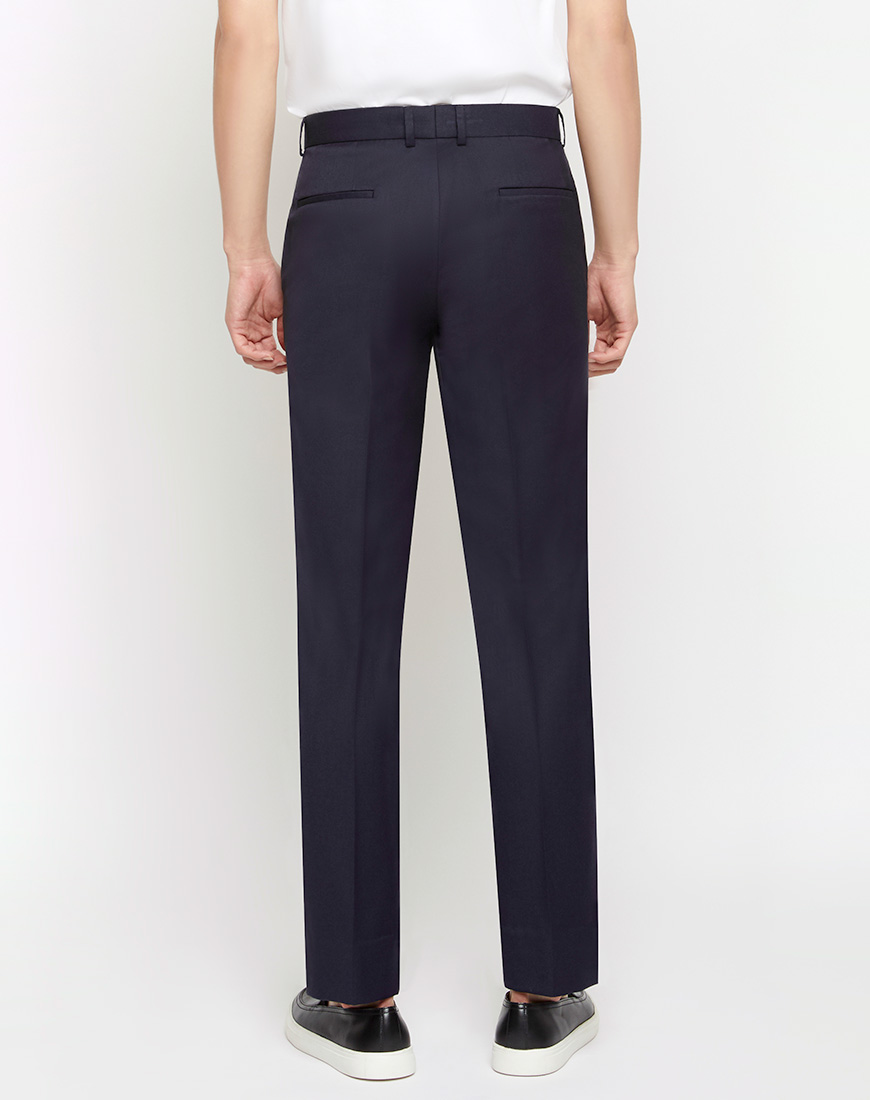 DAPPER กางเกงทำงาน รุ่น Essential Stretch ทรง Regular-Fit สีกรมท่า ...