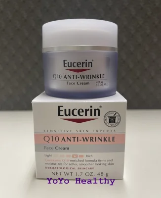 ยูเซอรีน คิวเทน Eucerin Q10 Anti-Wrinkle 48g. ช่วยบำรุงและลดริ้วรอย ใช้ได้ทั้งกลางวันและกลางคืน Exp.12/2023
