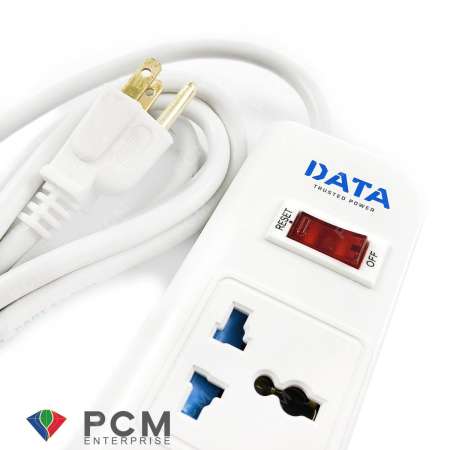 DATA รางปลั๊ก 3 ช่อง 2 USB รุ่น WL-158i 3 เมตร (White)