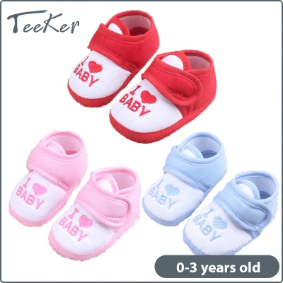 [Teeker]Baby Shoes Anti-skid Baby Toddler Shoes Cotton Non-slip Square Boy Girl Shoes 0-3 Years