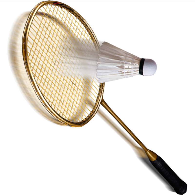 Full Carbon Professional Badminton Racket 5U Ultralight Offensive ...