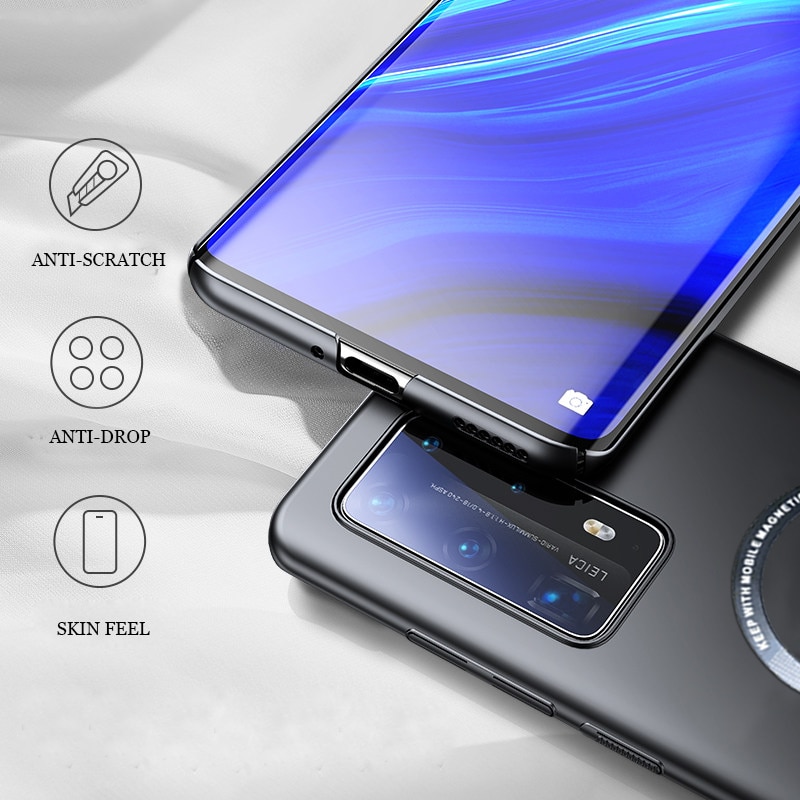 Ốp lưng ốp điện thoại cho Samsung từ tính Galaxy Note 20 Ultra 10 Plus Lite Note20 Ultra Note10 Plus sang trọng cứng