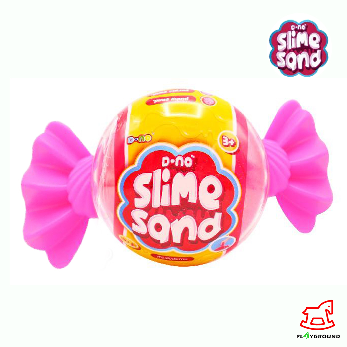 ของเล่น ทรายปั้นสีชมพู DNS158 D-NO Slime Sand Play_Ground Toy สไลม์ มี 5 สีให้สะสม สีชมพู