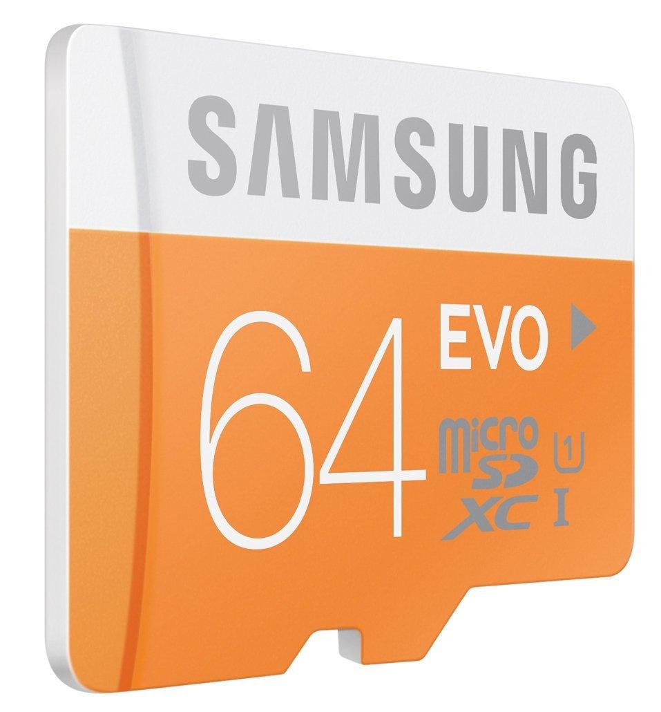 Samsung เมมโมรี่การ์ด Micro SD Card Class 10 64GB 48MB/s EVO Qumox Th
