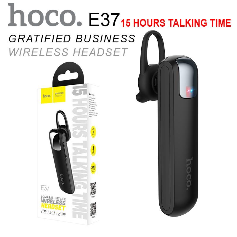 Hoco Wireless Headset หูฟังบลูทูธไร้สาย E37 Gratified Business Earphone With Mic