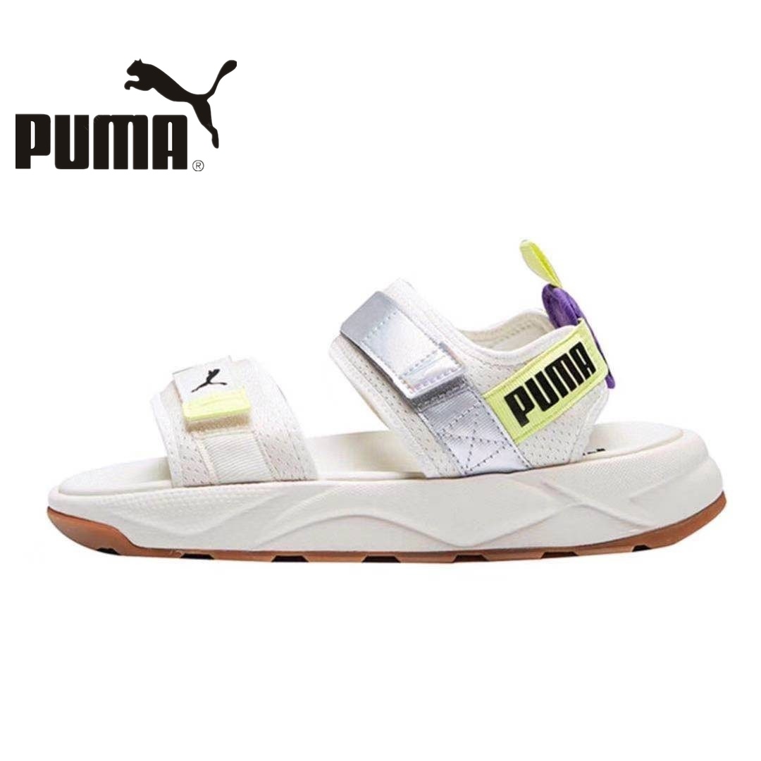 PUMA Velcro Casual กีฬายอดนิยมรองเท้าแตะชายหาดที่สะดวกสบาย 368763-01