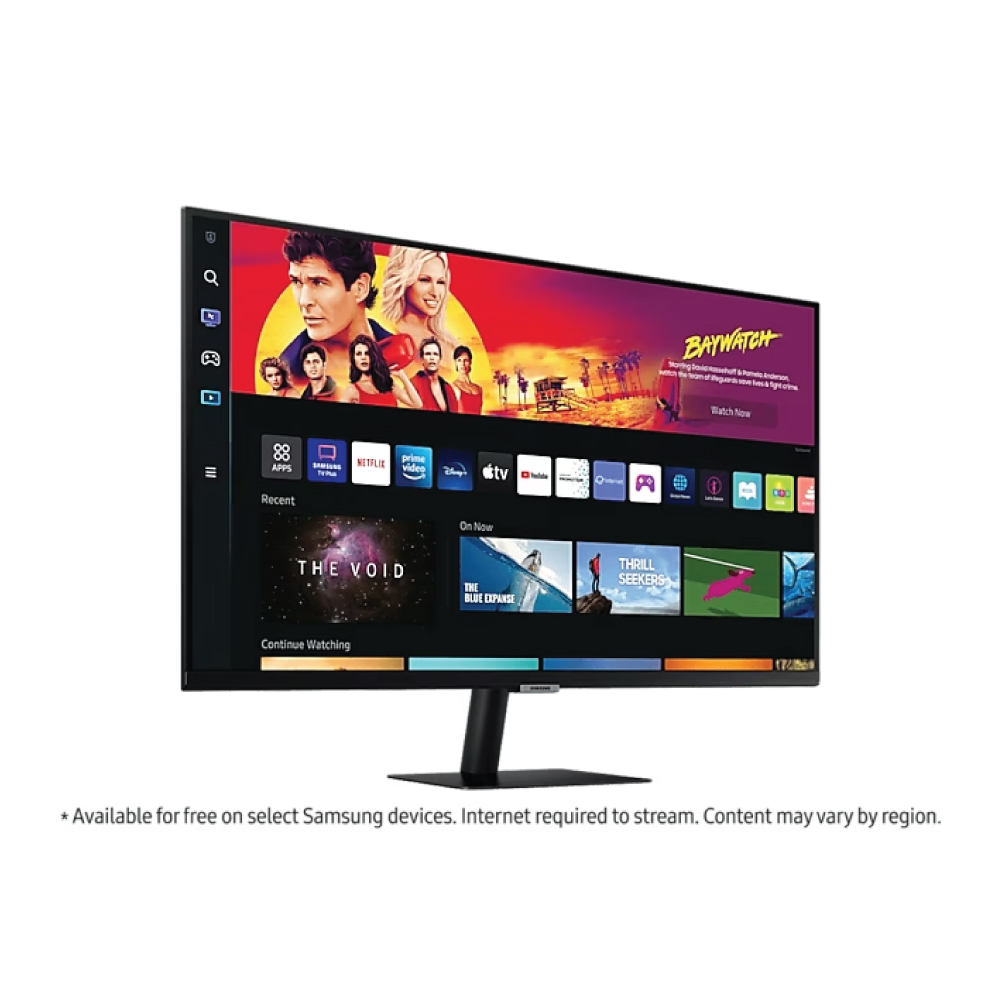 Samsung Smart Monitor M7 M70B (LS32BM700UEXXT) จอมอนิเตอร์ 32",4K (3840x2160), HDR10, VA, FLAT, Max60Hz (HDMI), Smart TV ราคา 13,990 บาท*ส่งฟรี