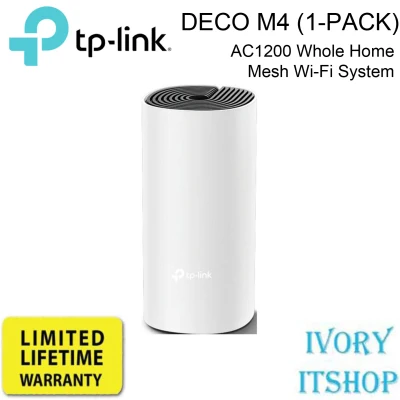TP-LINK DECO M4 - AC1200 WHOLE HOME MESH WI-FI SYSTEM (1-PACK)