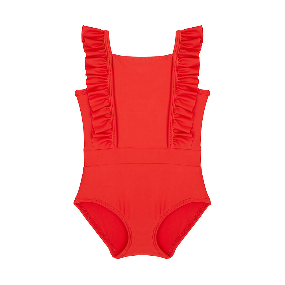 ชุดว่ายน้ำเด็กผู้หญิง Mothercare red swimsuit YA179 Mothercare ThaiPick