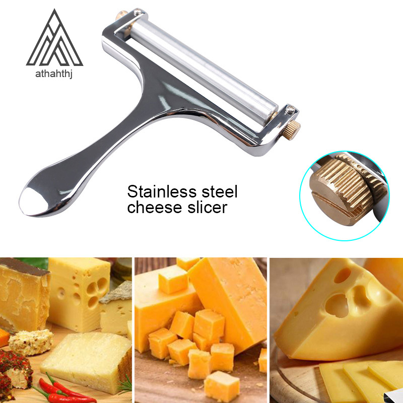 Stainless Steel Cheese Slicer Adjustable Thickness Wire Cheese Cutter
