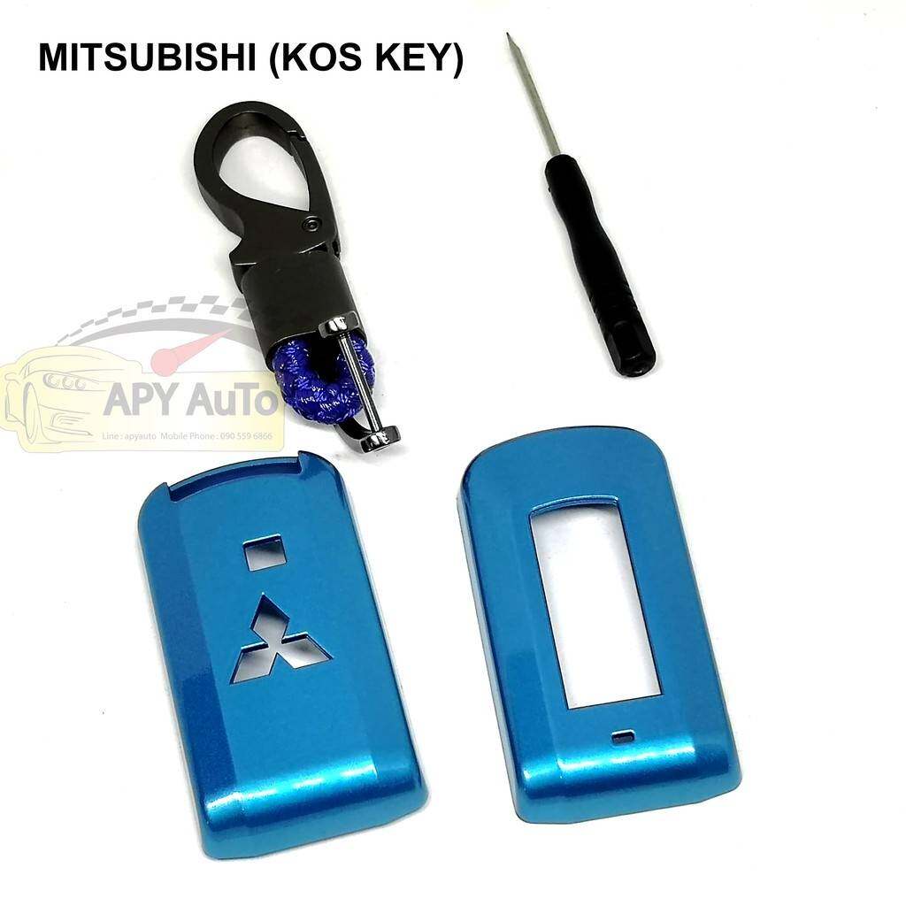 เคสกุญแจ MITSUBISHI (KOS KEY)   ***พวงกุญแจสเตนเลส รุ่นใหม่ แข็งแรง แถมพวงกุญแจทุกชุด มี 5 สีให้เลือก