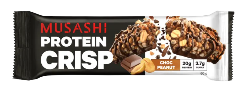 ภาพสินค้าMusashi Protein Crisp Bar โปรตีนบาร์กรุบรอบ โปรตีน 20 กรัม จากร้าน Thai Sports Supplements บน Lazada ภาพที่ 6