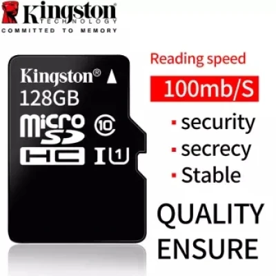 （ของแท้ ) เมมโมรี่การ์ด Kingston คิงส์ตัน Memory Card Micro SD Card SDHC Class 10 มี 32/64/128 GB