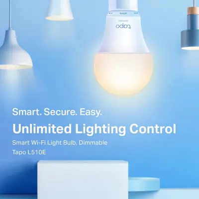 HOT⚡️TP-Link Tapo L510E Smart Wi-Fi Light Bulb, Dimmable ปรับแสงสว่างได้ตามใจคุณ ประกัน 1 ปี