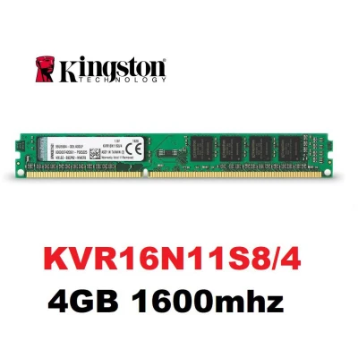 แรมคอมฯพีซี RAM DDR3(1600) 4GB Kingston Value Ram (KVR16N11S8/4)