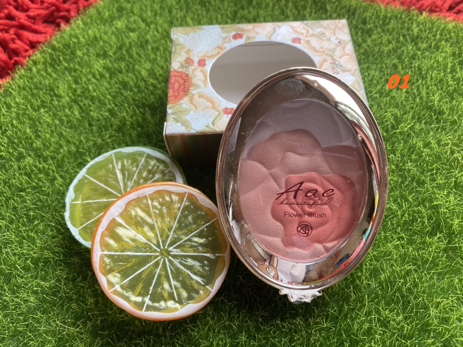 บลัชออนไฮไลท์ดอกไม้ AAC beautiful Blush