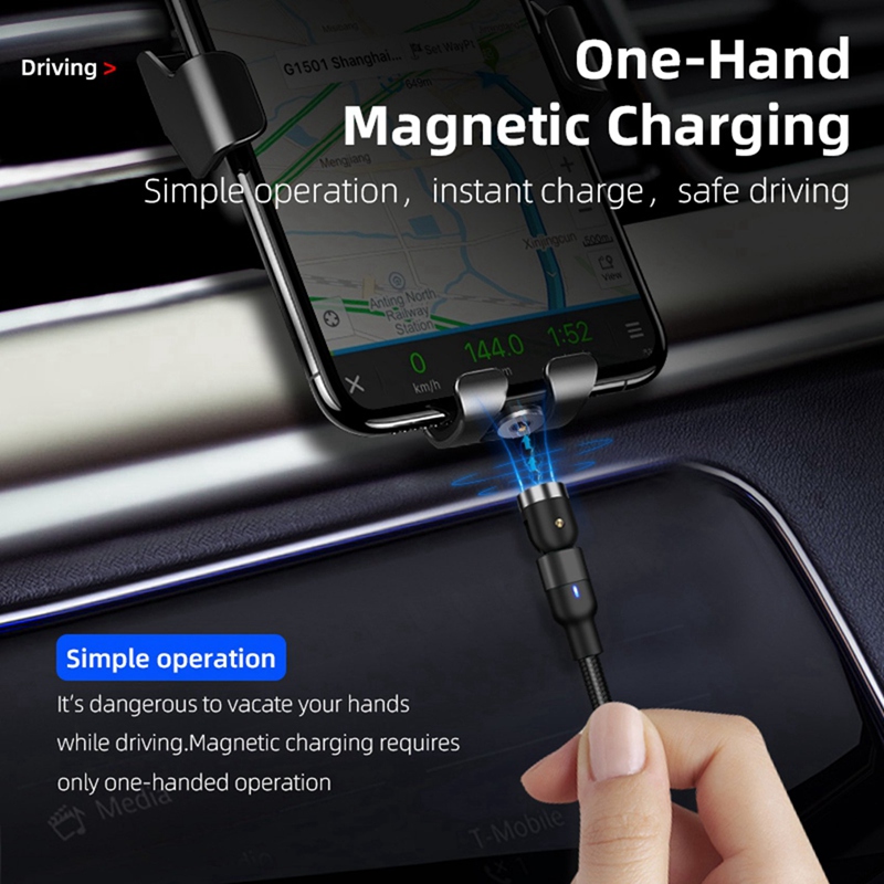 Cable Plug Phone Magnet Charger Plug Micro-USB Fast Charging Adapter