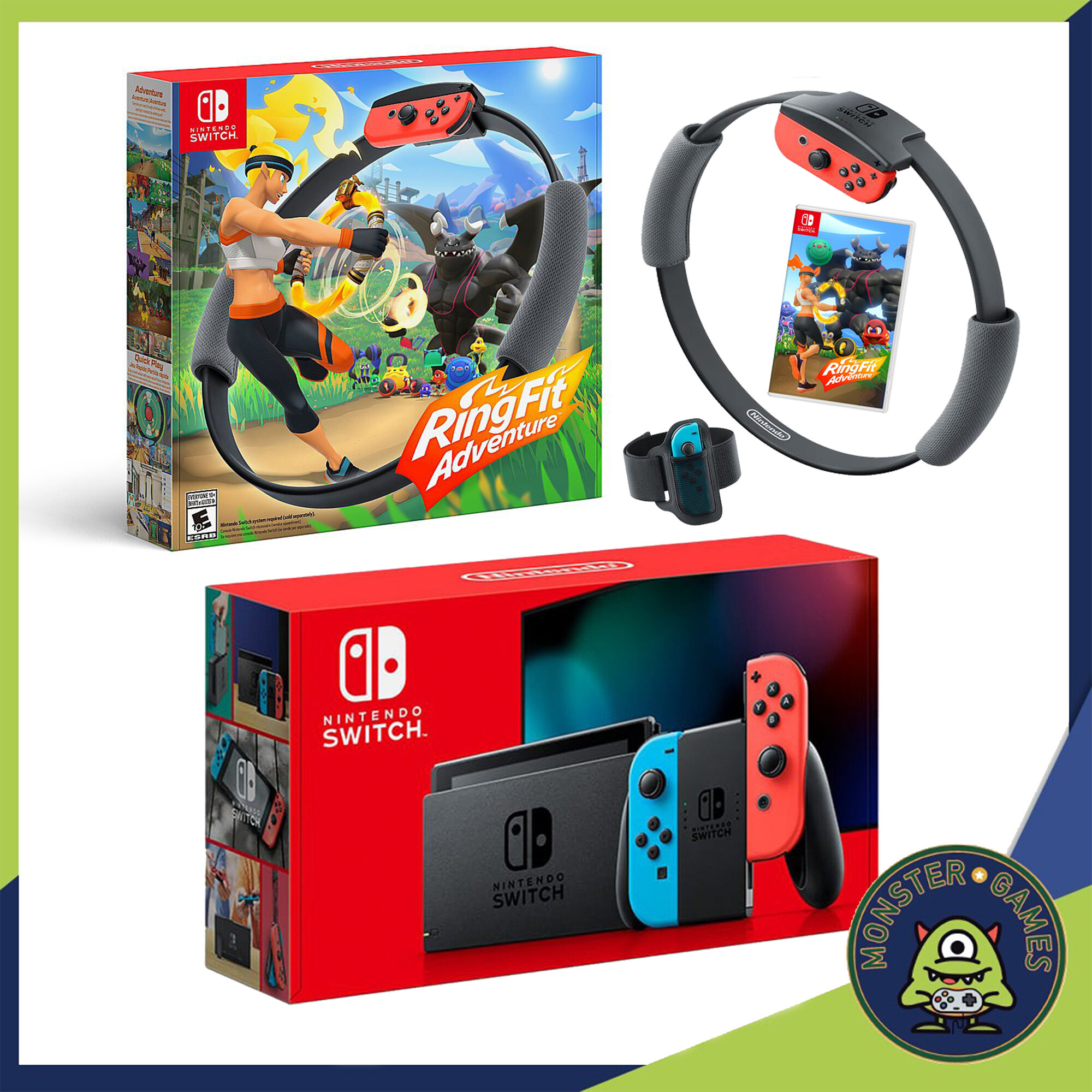 Nintendo Switch Ring Fit Adventure Set (Nintendo Switch Ring Fit ...