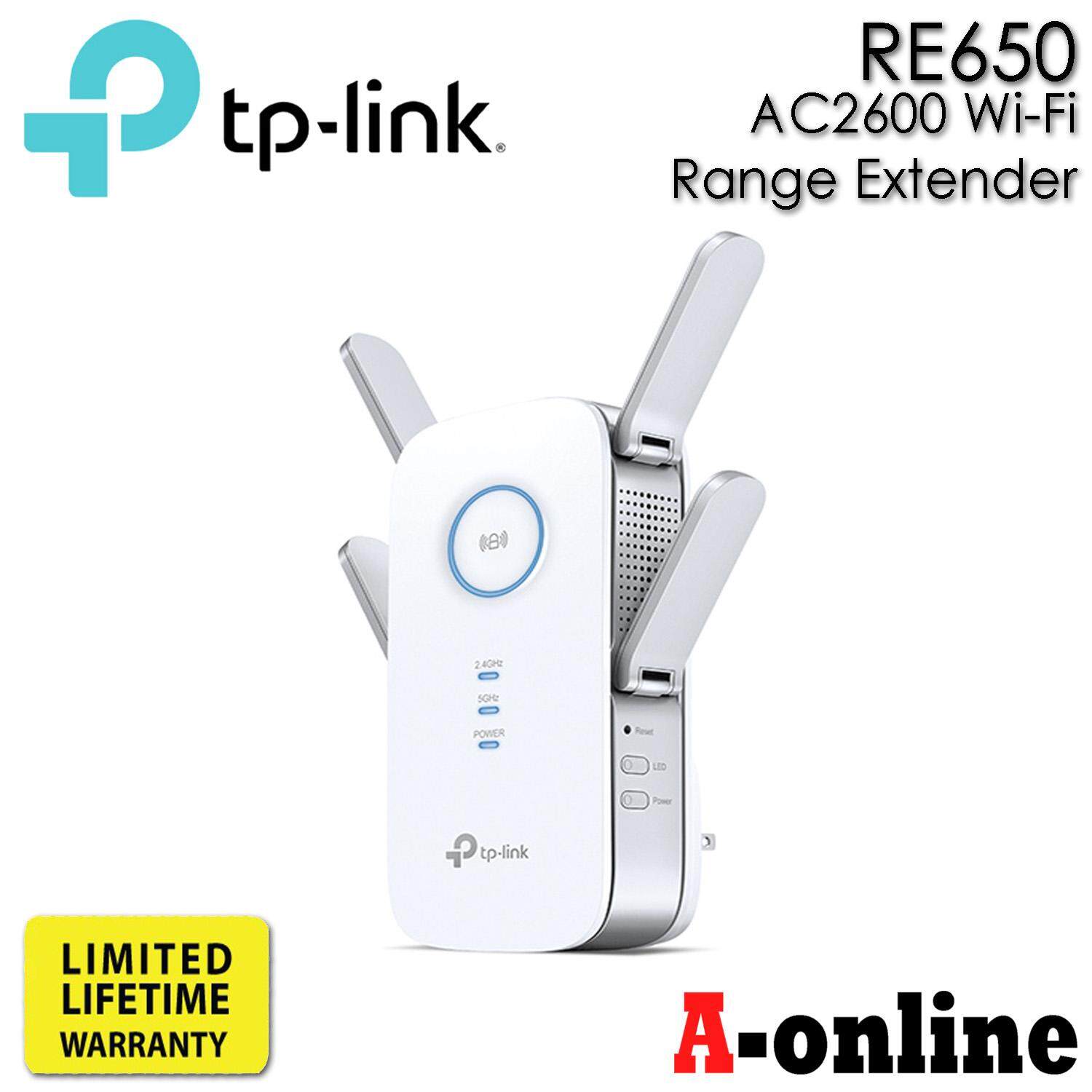 TP-Link RE650 อุปกรณ์ขยายสัญญาณ Wi-Fi Repeater (AC2600 Wi-Fi Range Extender)/aonline