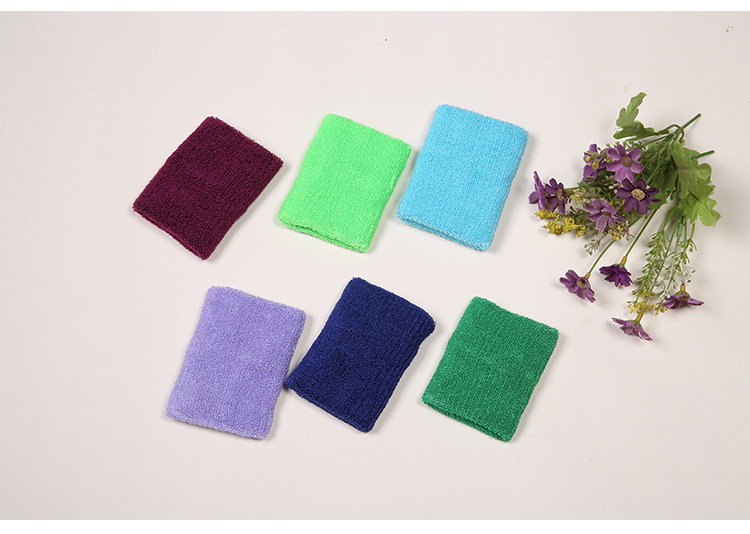 Khăn thể thao hút mồ hôi cotton màu ins bảo vệ cổ tay, vòng đeo tay cầu lông bóng rổ giữ ấm tại chỗ bảo vệ cổ tay
