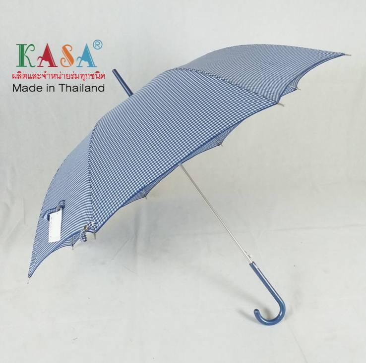 ร่มสปริง 25นิ้ว ซี่ไฟเบอร์  ผ้าลายสก็อต เปิดออโต้ ใช้งานง่าย กันแดดได้ กันฝนดี สีหวาน สีสวย umbrella