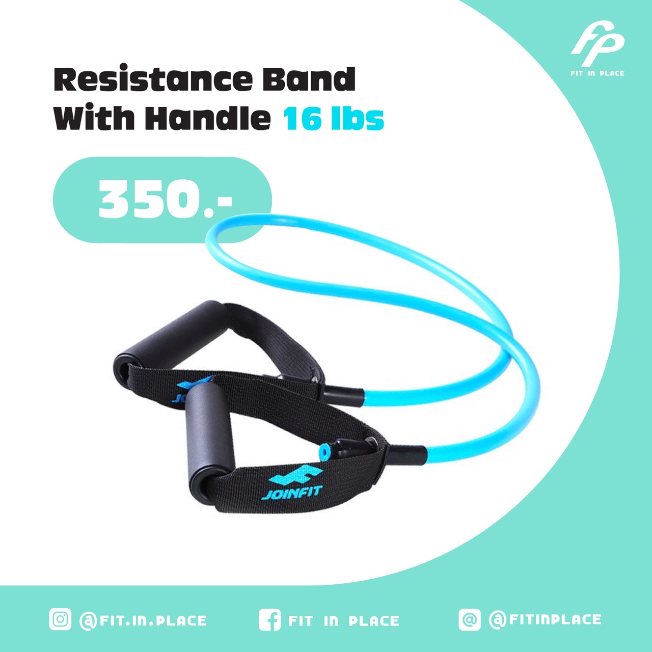 Fit in Place - Joinfit Resistance Band with Handle 16 lbs