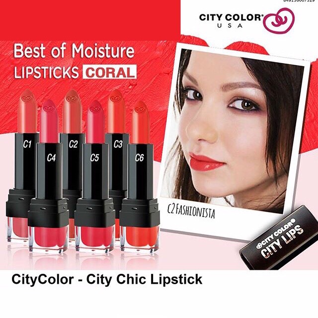 City Color City Chic Lip - COSCEN OFFICIAL - ThaiPick